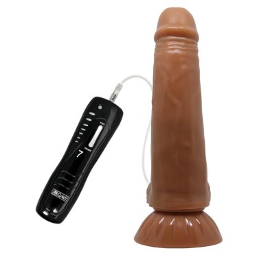 Miękkie realistyczne dildo z wibracjami 18,5 cm